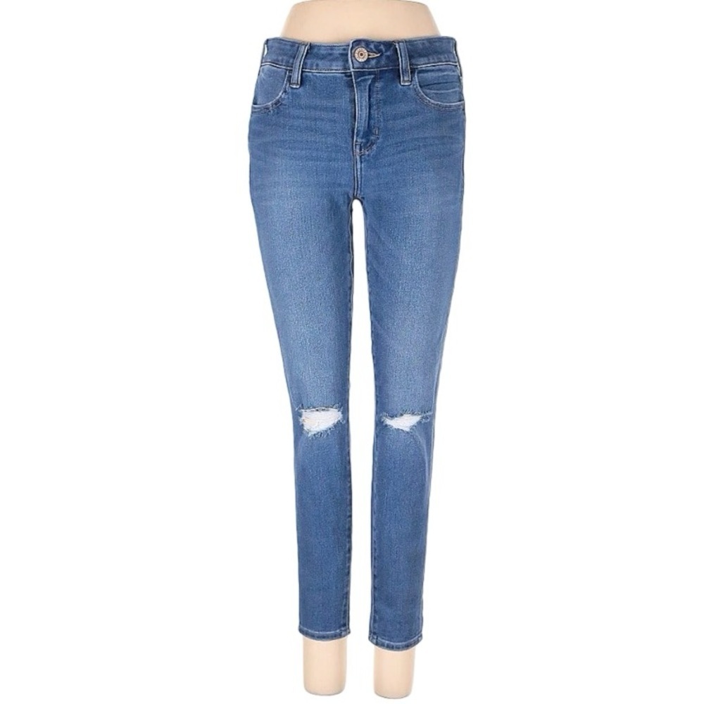 Articles of Society Mid-Rise Skinny Jean Blue Light Wash Women Juniors Size 5/6.